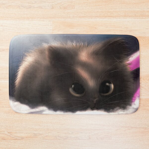 Item preview, Grey Fluffy Kitten  designed and sold by iduzarts.