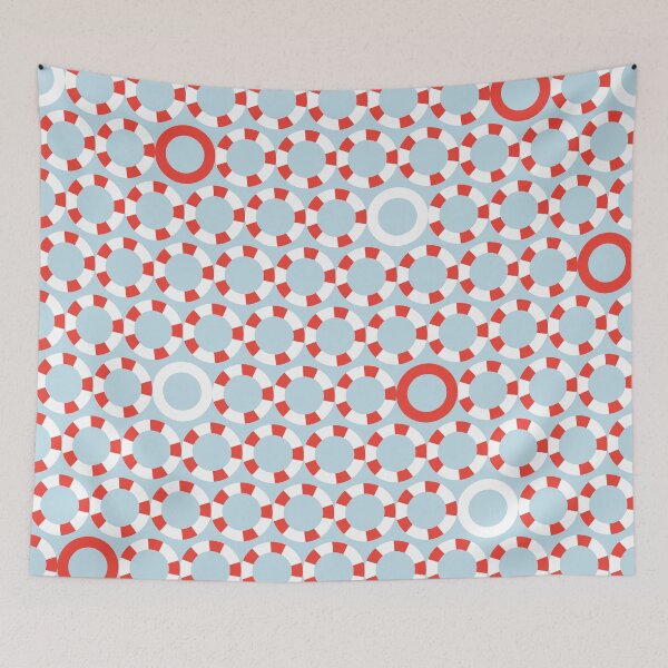 Item preview, Cartoon Ocean collection. Cute pattern with lifebuoy designed and sold by AstraDesign.