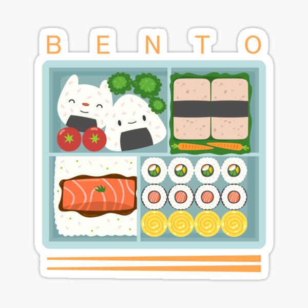 Anime Bento Box Stickers Redbubble