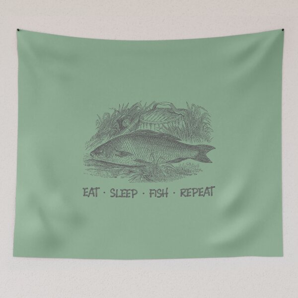 Item preview, Eat, sleep, fish, repeat designed and sold by JodyzDesigns.