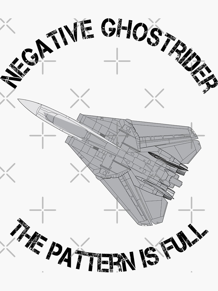 "Top Gun Negative Ghost Rider The pattern Is Full F14 Top View