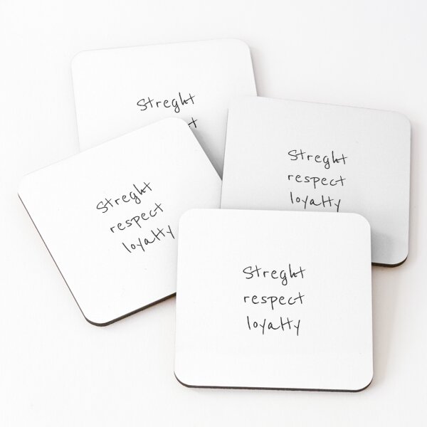 Item preview, Strength, respect, loyalty designed and sold by Minimalist Quotes and Sayings.