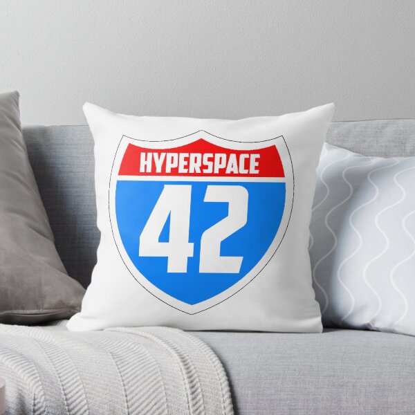 Hyperspace 42 Throw Pillow