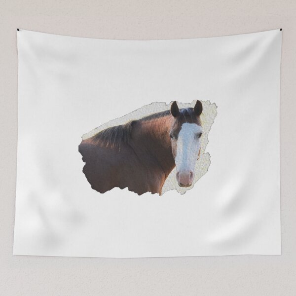 Item preview, Retrato de caballo de pintura de castaña designed and sold by artbybri7.