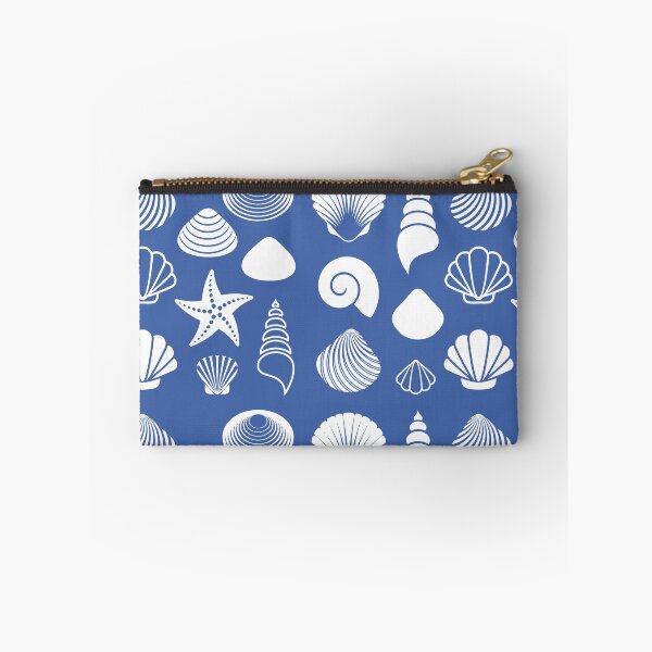 Item preview, Seashells On Bright Blue designed and sold by SharksOnShore.