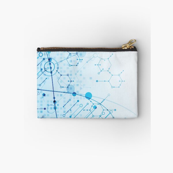 Item preview, Blue Abstract Electric Double Helix DNA designed and sold by alderblight.