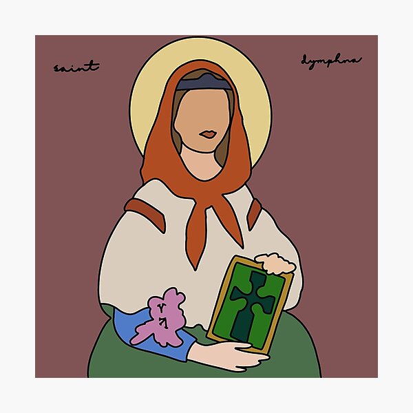 Saint Dymphna Photographic Print