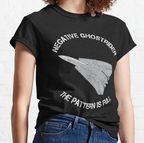 Top Gun - Negative Ghost Rider The pattern Is Full - F14 Top View Classic T-Shirt