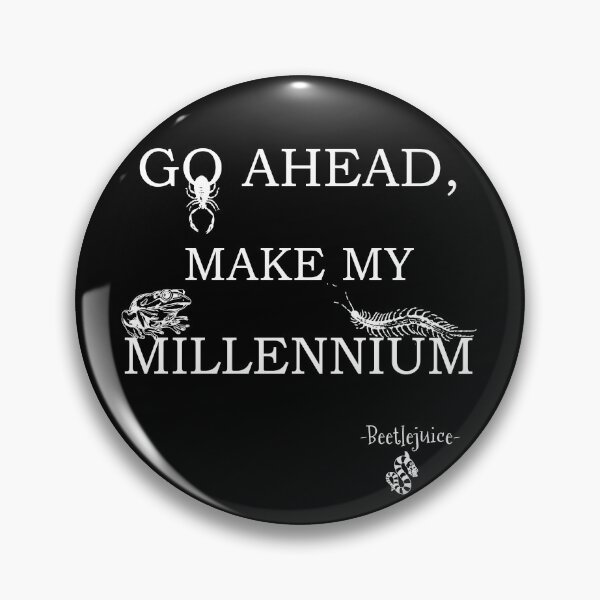 Item preview, Go ahead, make my Millenium, Beetlejuice Tee, Beetlegeuse Funny Quote T-Shirt, Funny Epic Movie Quotes Tee designed and sold by Marouk.