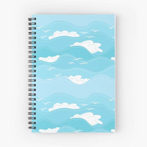 Item preview, Cartoon ocean collection. Patchwork sky with birds and clouds designed and sold by AstraDesign.