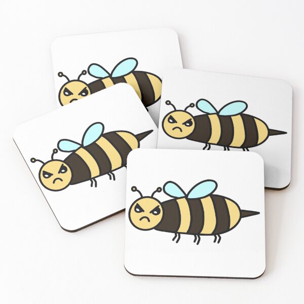 Item preview, Angry bee designed and sold by Snoringtacos.