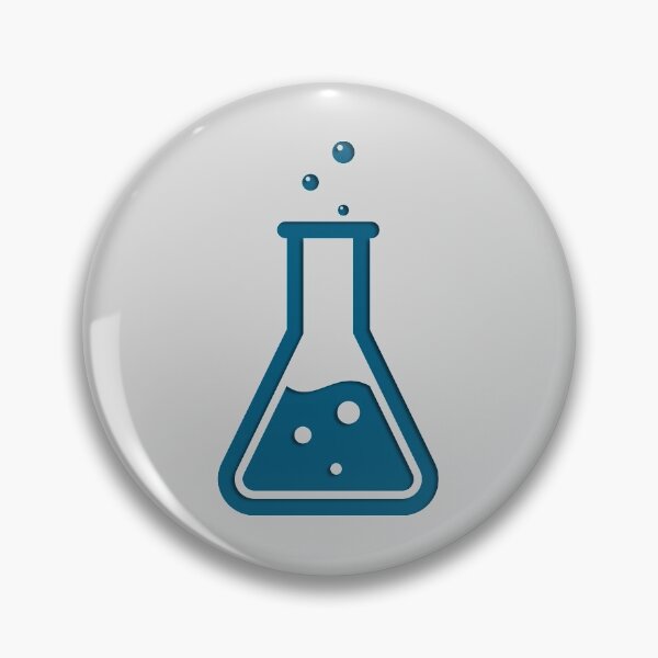Copy of Clear & Shiny Floating Molecules Pin