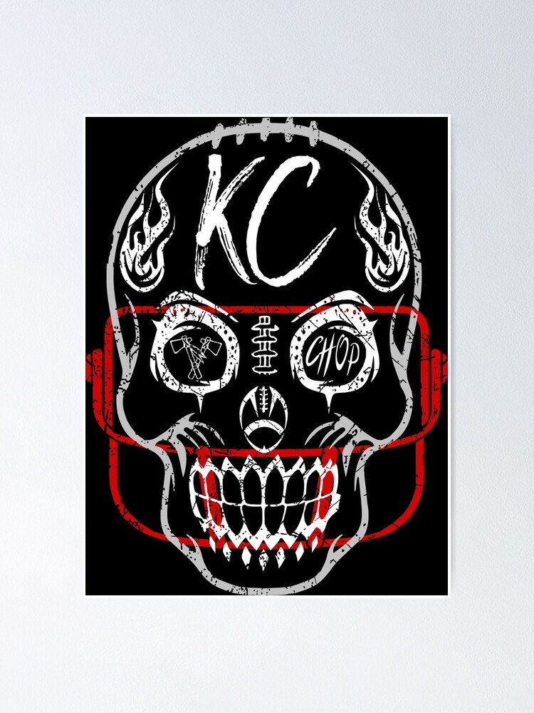 Kansas City Royals Sluggerrr Sugar Skull Print 11x14 Print 