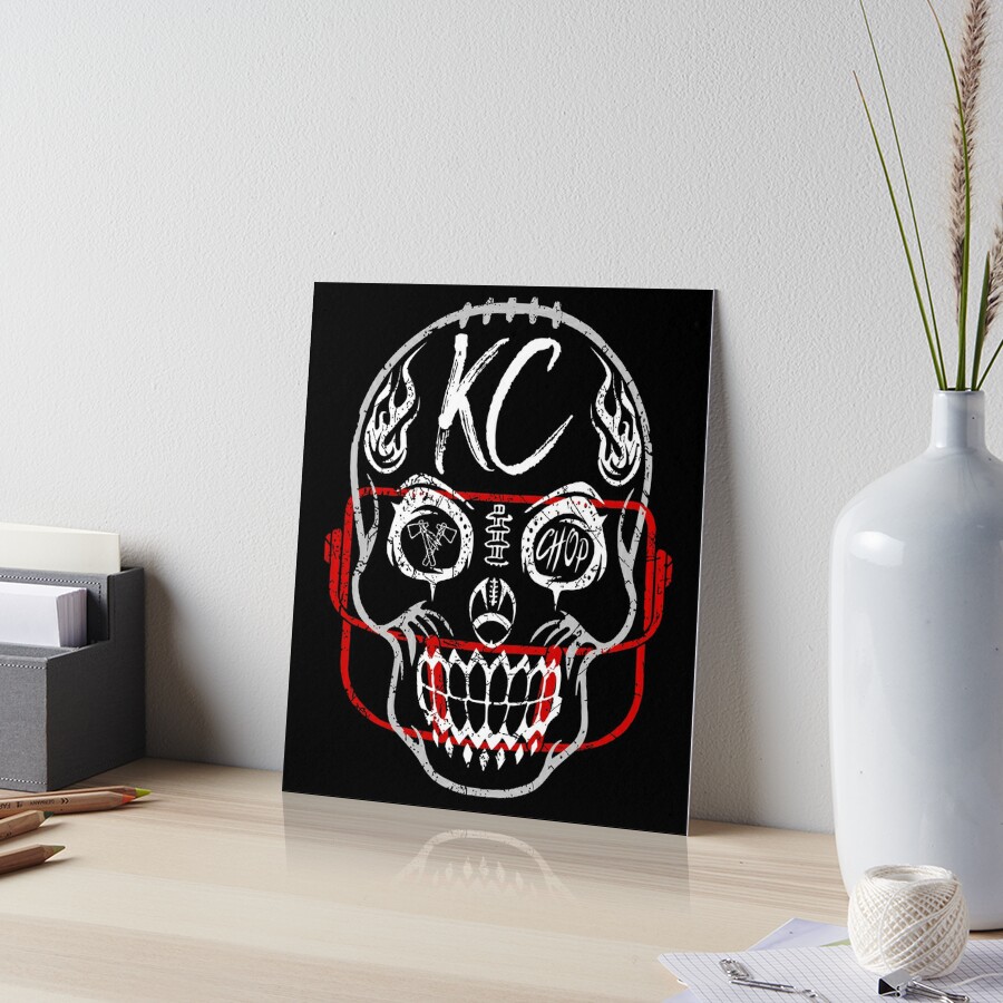 Kansas City Chiefs Sugar Skull Fan Gift Souvenir Football, Halloween' Art  Board Print for Sale by ArtByBollwitt