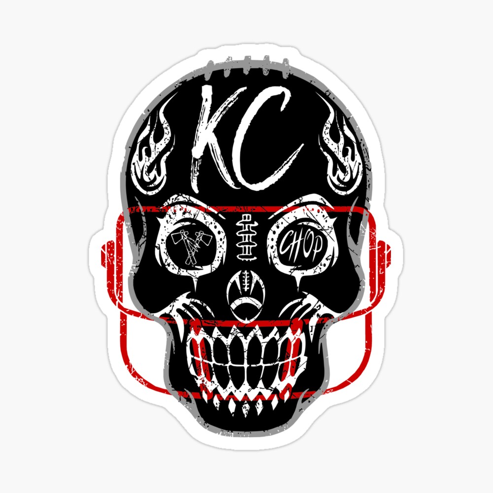 Kansas City Royals Sluggerrr Sugar Skull Print 11x14 Print 