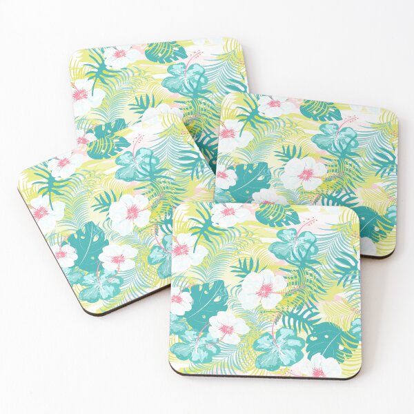 Item preview, Tropical hibiscus art designed and sold by SweetCoolVibes.