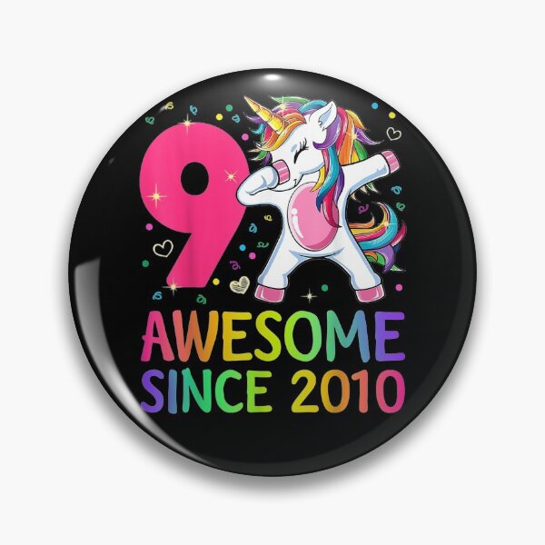 Item preview, 9 Years Old 9th Birthday Unicorn Dabbing Girl Party 2010 designed and sold by AlexaUSA.
