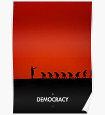 99 Steps of Progress - Democracy Poster