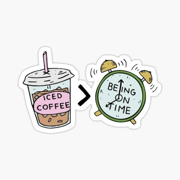 SB Iced Coffee Sticker for Sale by ARDEN Designs
