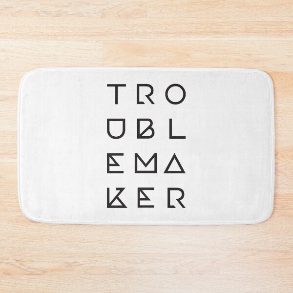 Item preview, Troublemaker Typography designed and sold by GraphikNook.