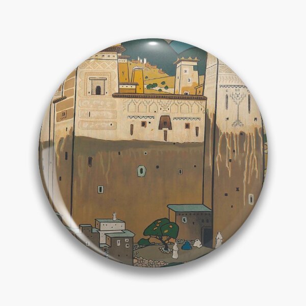 Item preview, PLM Le Maroc vintage travel poster designed and sold by stickart-marek.