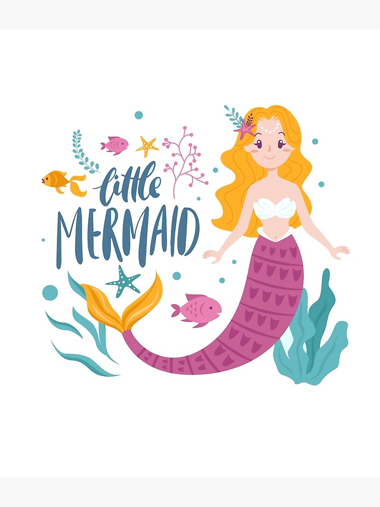"MERMAID FOR GIRLS,LITTLE MERMAID" Poster by SMDDesign Redbubble