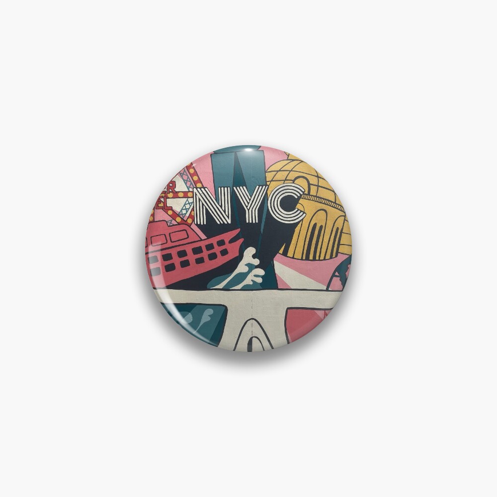"NYC" Pin for Sale by WattersCreative Redbubble