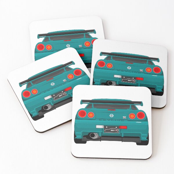 Item preview, R34 GTR (verde azulado) designed and sold by VenZolic.