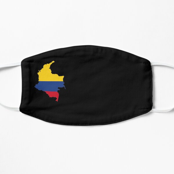 Colombia Map Flag Face Mask Mask