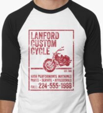 Lanford Custom Cycle Men's Baseball ¾ T-Shirt