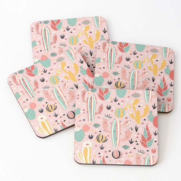 Item preview, colorful cute cactus desert patterns designed and sold by ETIndustries.