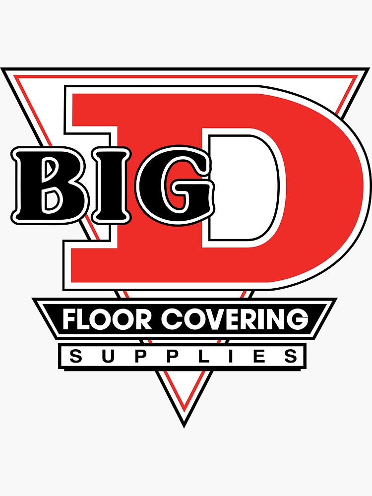 "Big D Floor Covering Supplies" Sticker by jinigo1 | Redbubble
