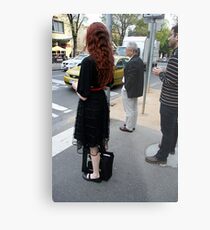 Don't walk Metal Print