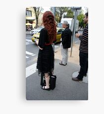 Don't walk Canvas Print