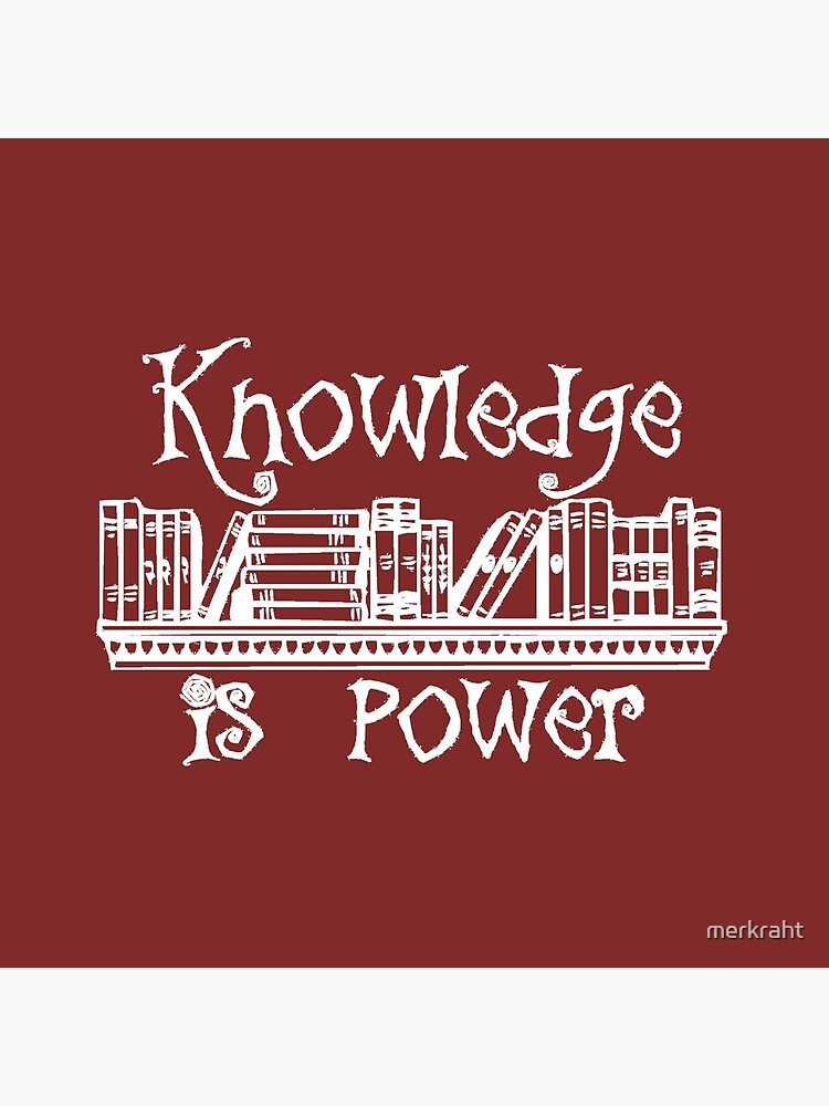 Book Lovers Gifts - Knowledge Is Power Gift Ideas for Avid Readers &  Librarians - For Women & Men Who Are Always Reading Tote Bag for Sale by  merkraht