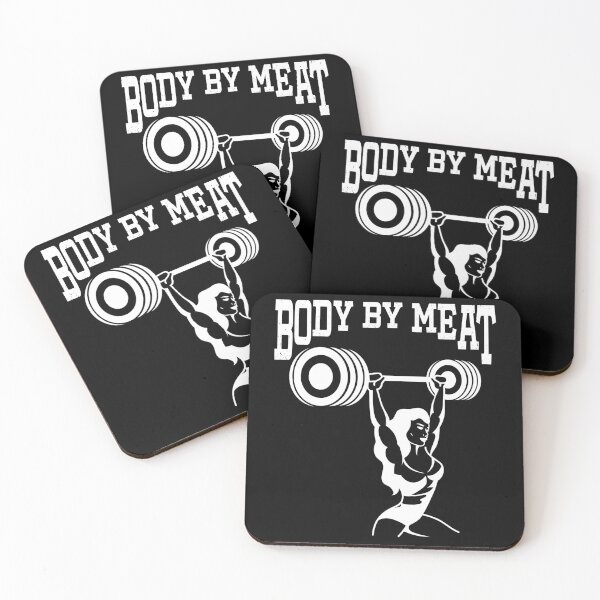 Item preview, Body By Meat Carnivore Woman Meat Eater designed and sold by inkedtee.