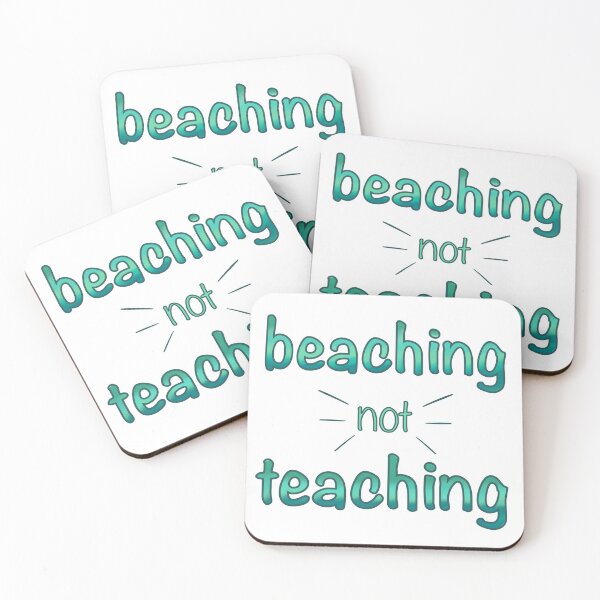 Item preview, Beaching Not Teaching Shirt - Teacher Shirts - End Of Year - Gifts For Teachers - Summer Shirt - Thank You Teacher Gift designed and sold by GikaDesigns.