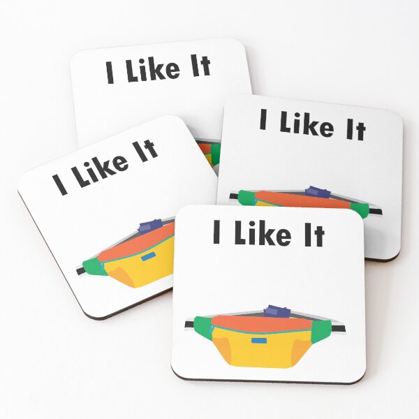 Item preview, I Like It Fanny Pack Eighties Style Illustration designed and sold by Michelle Sarah.