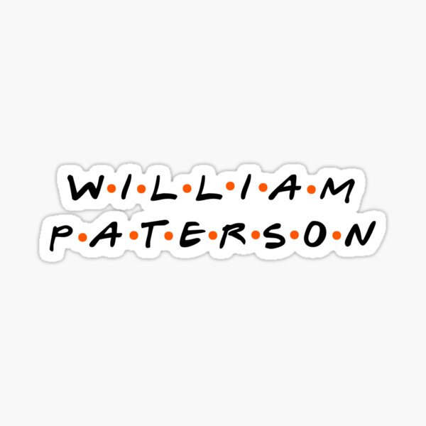 Vista previa del artículo con la obra «william paterson amigos», diseñado y vendido por allieandnora.