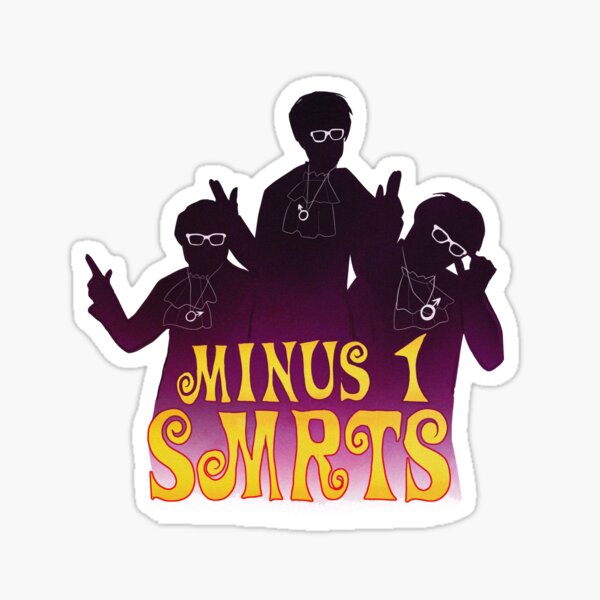 Minus 1 SMRTS - Austin Powers Parody Sticker