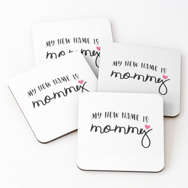 Item preview, My New Name is Mommy, Mother gift, Pregnancy Announcement designed and sold by Smart Side.