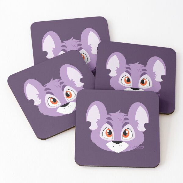 Item preview, Minimal Kougra (Purple) designed and sold by DeRukoandCO.