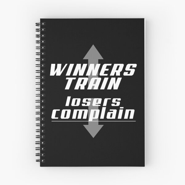 Item preview, Winners Train Losers Complain designed and sold by Bobbleheadtees.