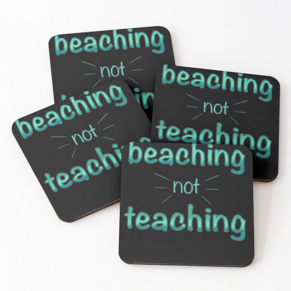 Item preview, Beaching Not Teaching Shirt - Teacher Shirts - End Of Year - Gifts For Teachers - Summer Shirt - Thank You Teacher Gift designed and sold by GikaDesigns.