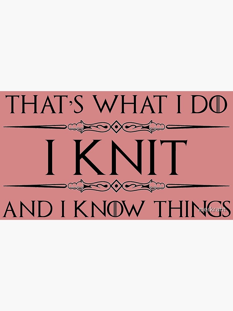 Knitting Gifts For Knitters & Crocheters - I Have A Thing For Big