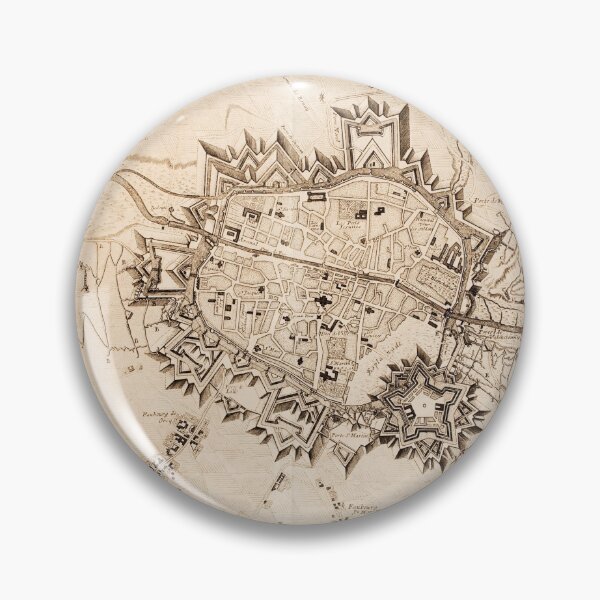 Item preview, Map of the town and fortifications of Tournay (1712) designed and sold by MUZA9.