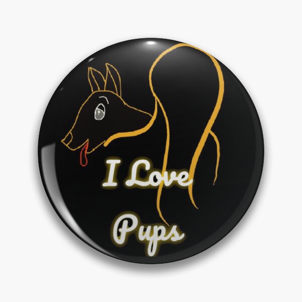 Item preview, I love pups (puppy, dogs)  designed and sold by Sujitmone.