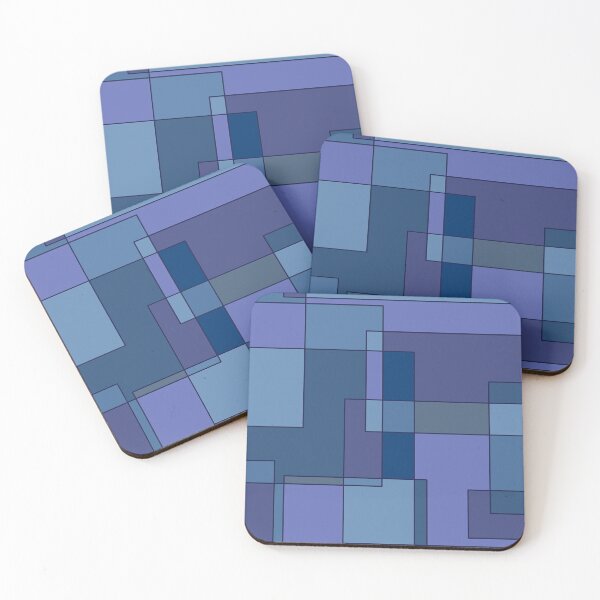 Aperçu de l'œuvre rectangles bleus créée et vendue par jserazio1.
