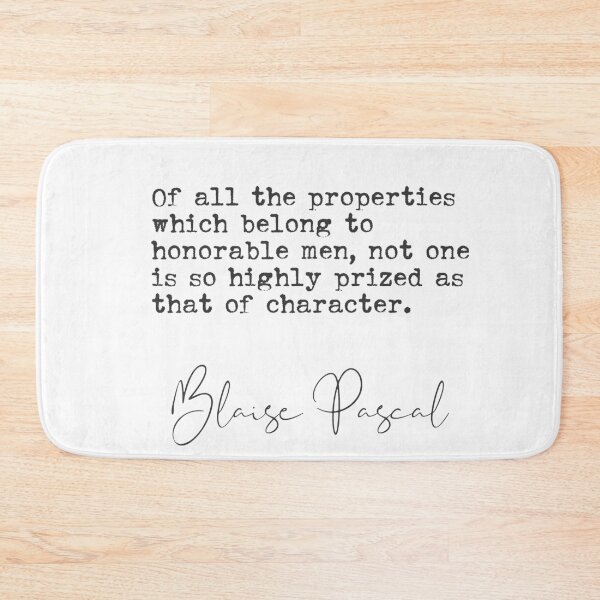 Item preview, Blaise Pascal quote designed and sold by Ariana Mila -  Awesome quotes.
