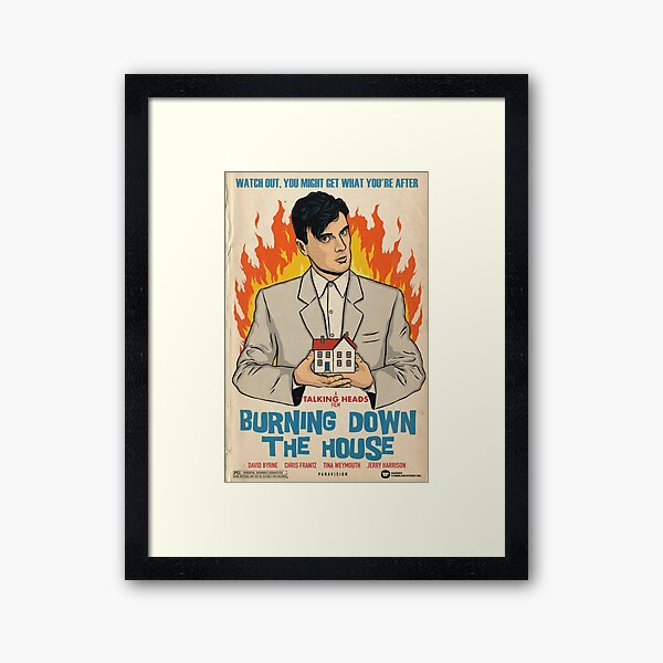 Burning Heads Framed Art Print